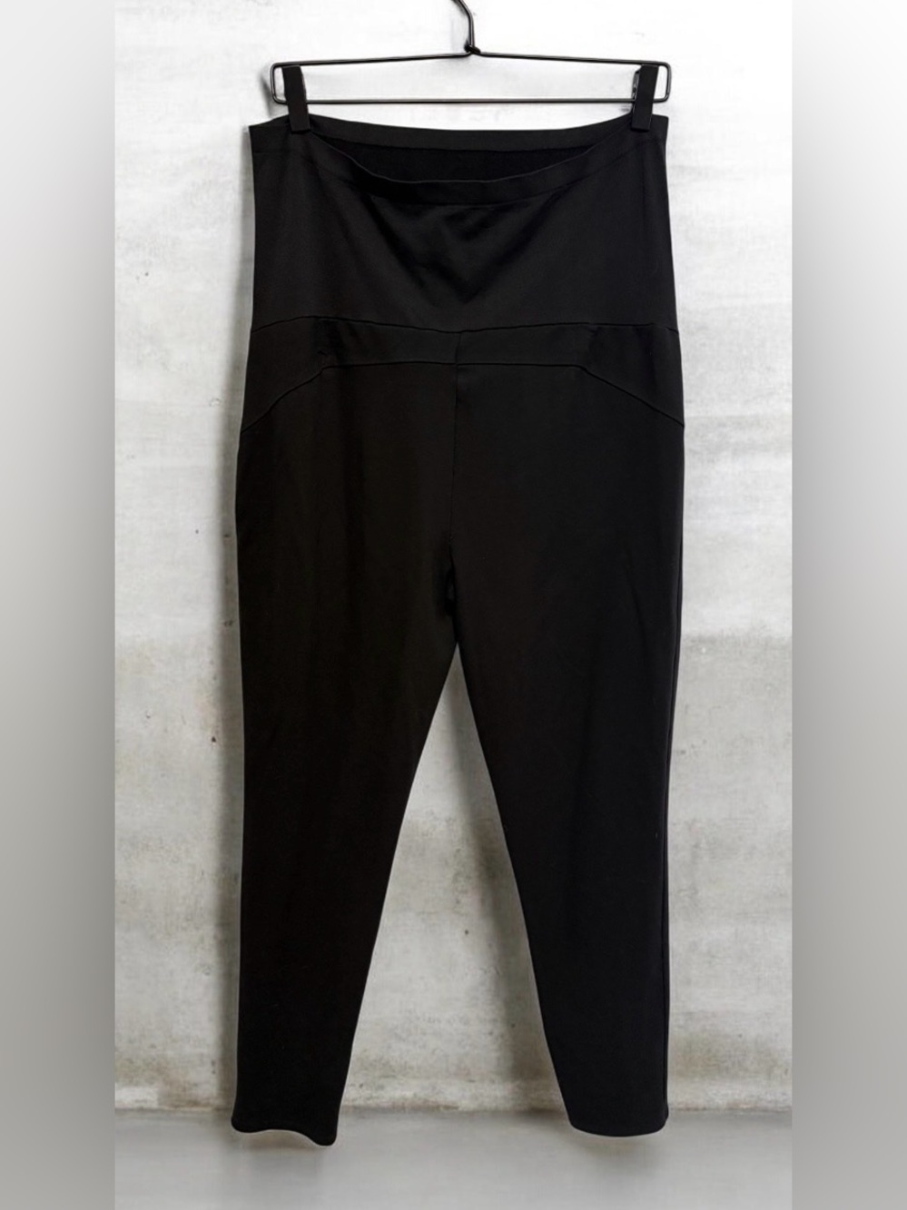 Time & Tru Women’s Maternity Leggings Black Over the Belly XL